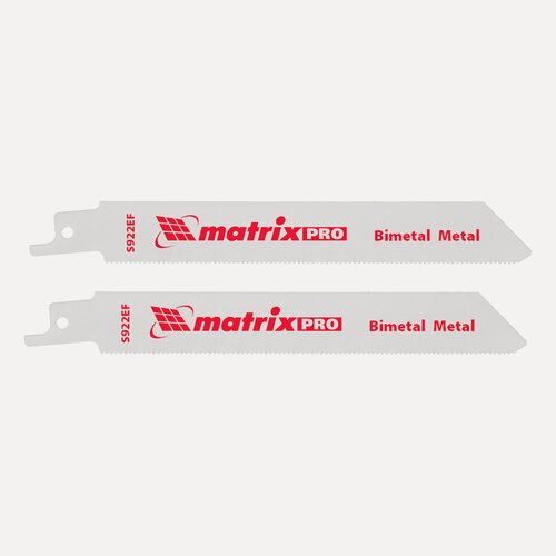 Изображение товара Полотна по металлу для сабельной пилы S922EF 125 / 1,4 мм, Bimetal, 2 шт MatrixPRO 782009