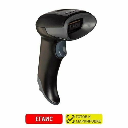 Сканер штрих кода MERTECH 2310 P2D (USB, проводной, без подставки). черный