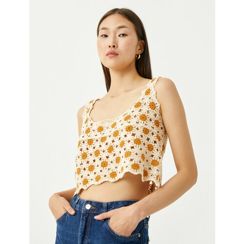 фото Топ koton, размер 44;46, бежевый