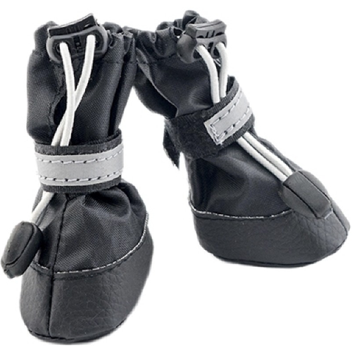 Обувь мягкая утепленная ботинки для собак №1 40*25*70 мм цвет черный