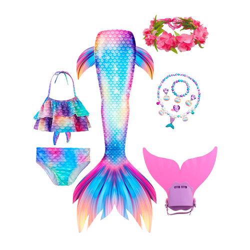фото Русалка костюм, хвост русалки, купальник, размер 150 олимпкидс