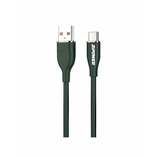 Zipower Кабель USB - TYPE-C с силиконовой оплеткой Zipower / 2М кабель usb type c zipower pm6650