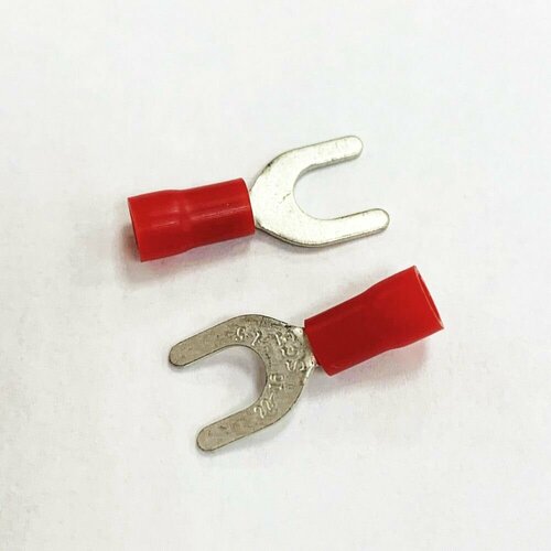 Клемма изолир. - НВИ (вилочный наконечник) d5.3мм 0.5-1.5кв. мм VY1-5S, SGE (50шт)