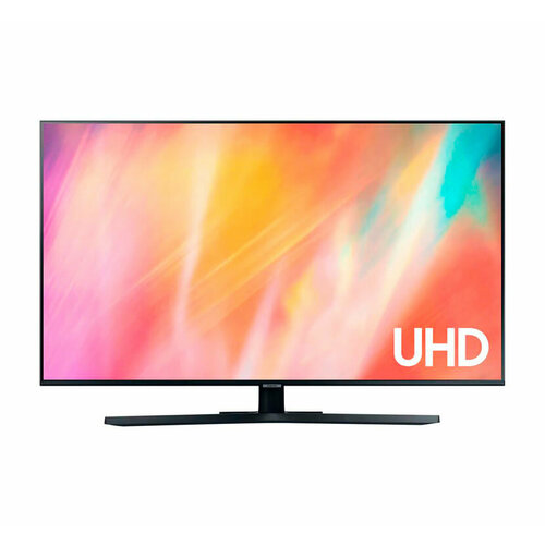 50 Телевизор Samsung UE50AU7500U 2021 LED, HDR RU, titan gray 50 телевизор skyworth 50g3a 2021 led hdr черный серый металлик