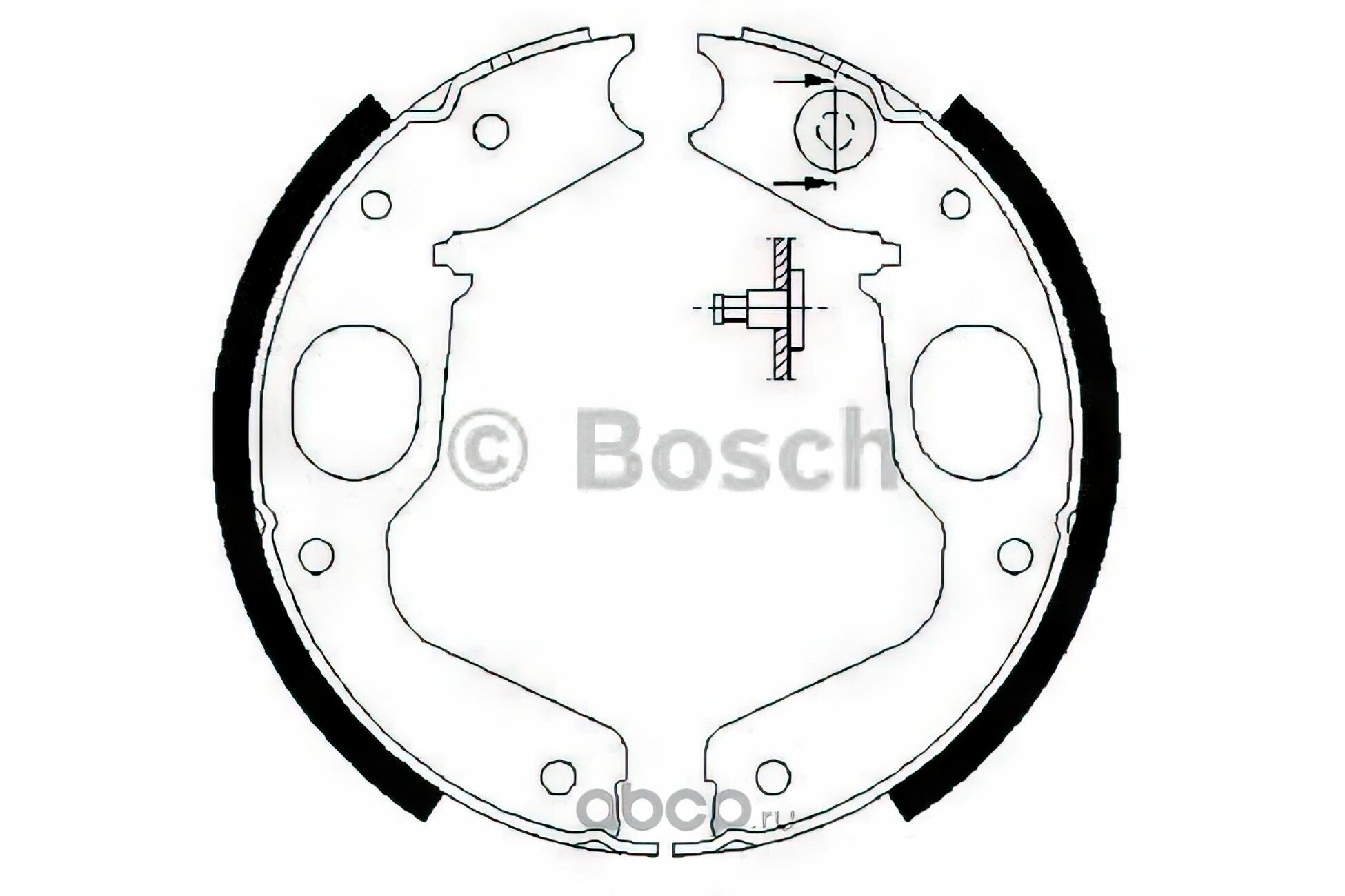 Тормозные колодки Bosch - фото №4
