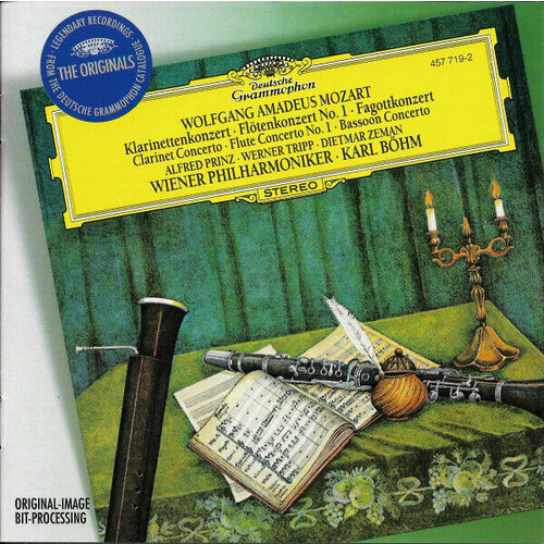 AUDIO CD MOZART: Blaserkonzerte. Bohm. 1 CD brahms konzert fü