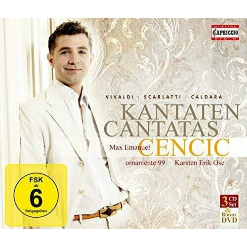 AUDIO CD Cencic, Max Emanuel sings Cantatas by Vivaldi, Scarlatti and Caldara audio cd max emanuel cencic porpora germanico in germania 3 cd