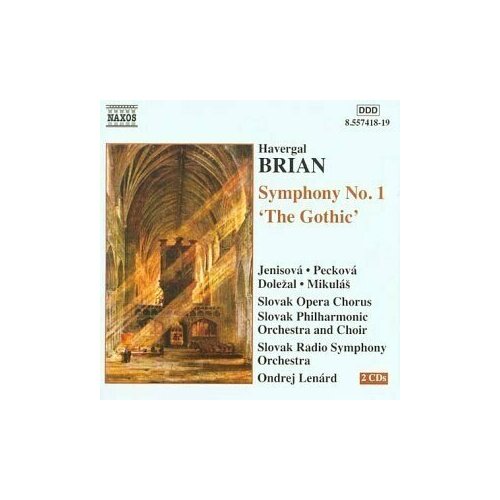 AUDIO CD Havergal Brian & Ondrej Leonard & CSR Symphony Orchestra & Slovak Philharmonic: Symphony No. 1 Gothic. 2 CD