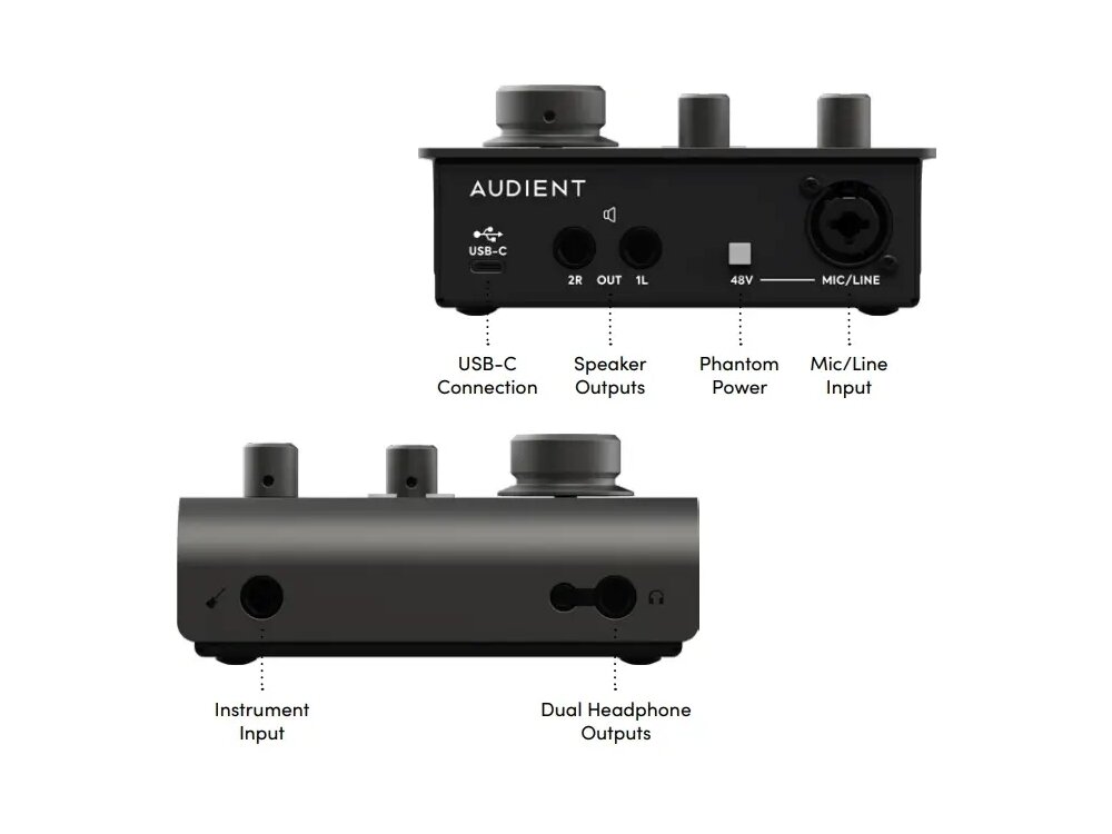 Внешняя звуковая карта Audient ID4 MKII