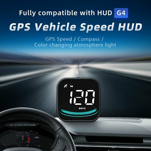 Проекционный дисплей для авто G4 HUD проектор на лобовое стекло GPS