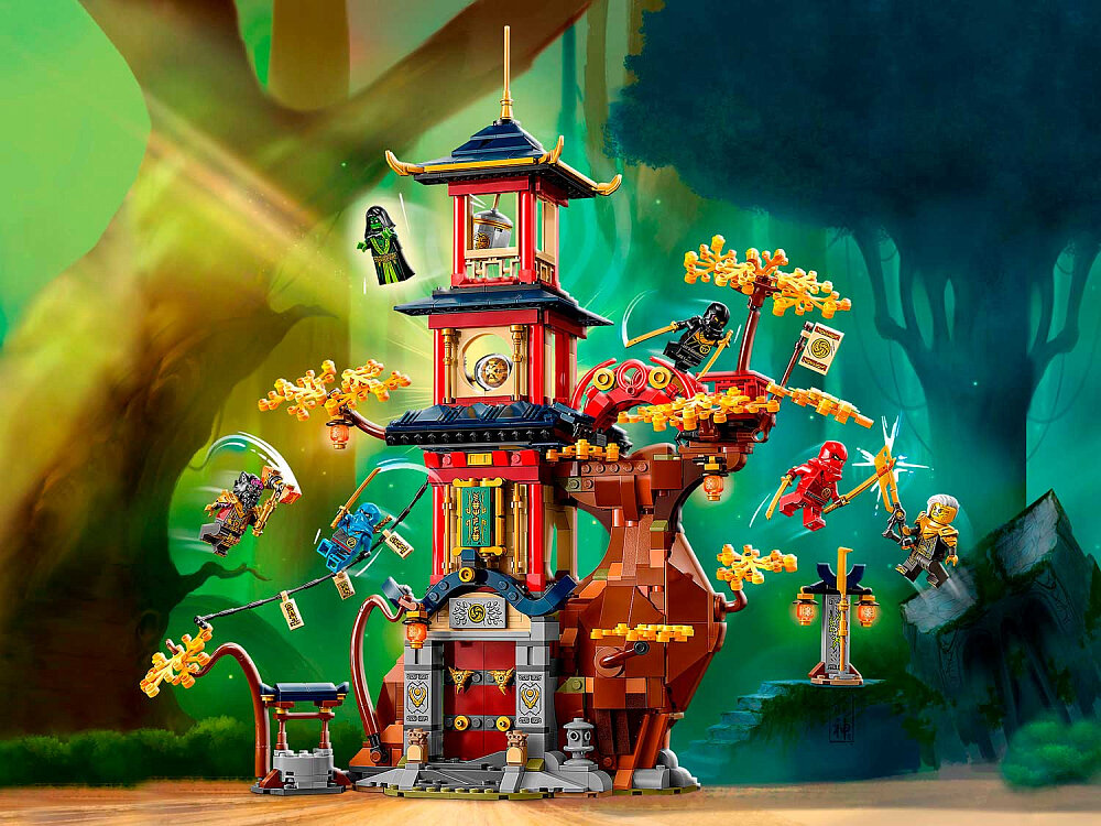 Конструктор LEGO Ninjago 71795 Конструктор Храм энергетических ядер Дракона