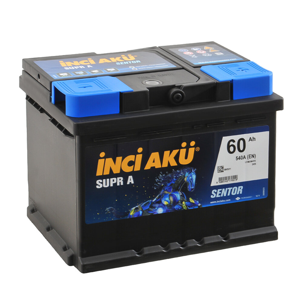 Аккумулятор INCIAKU SUPR A SENTOR 60 Ач 540А О/П L2 060 054 013 SA