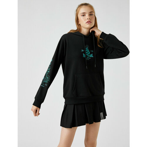 фото Худи koton, размер m, черный