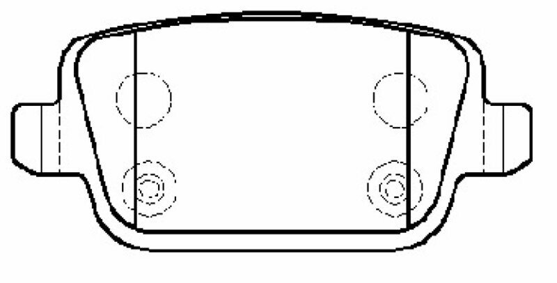 Колодки дисковые задние для ford mondeo iv/kuga/galaxy 2.0-2.5/1.8tdci 06 Ctr CKF71