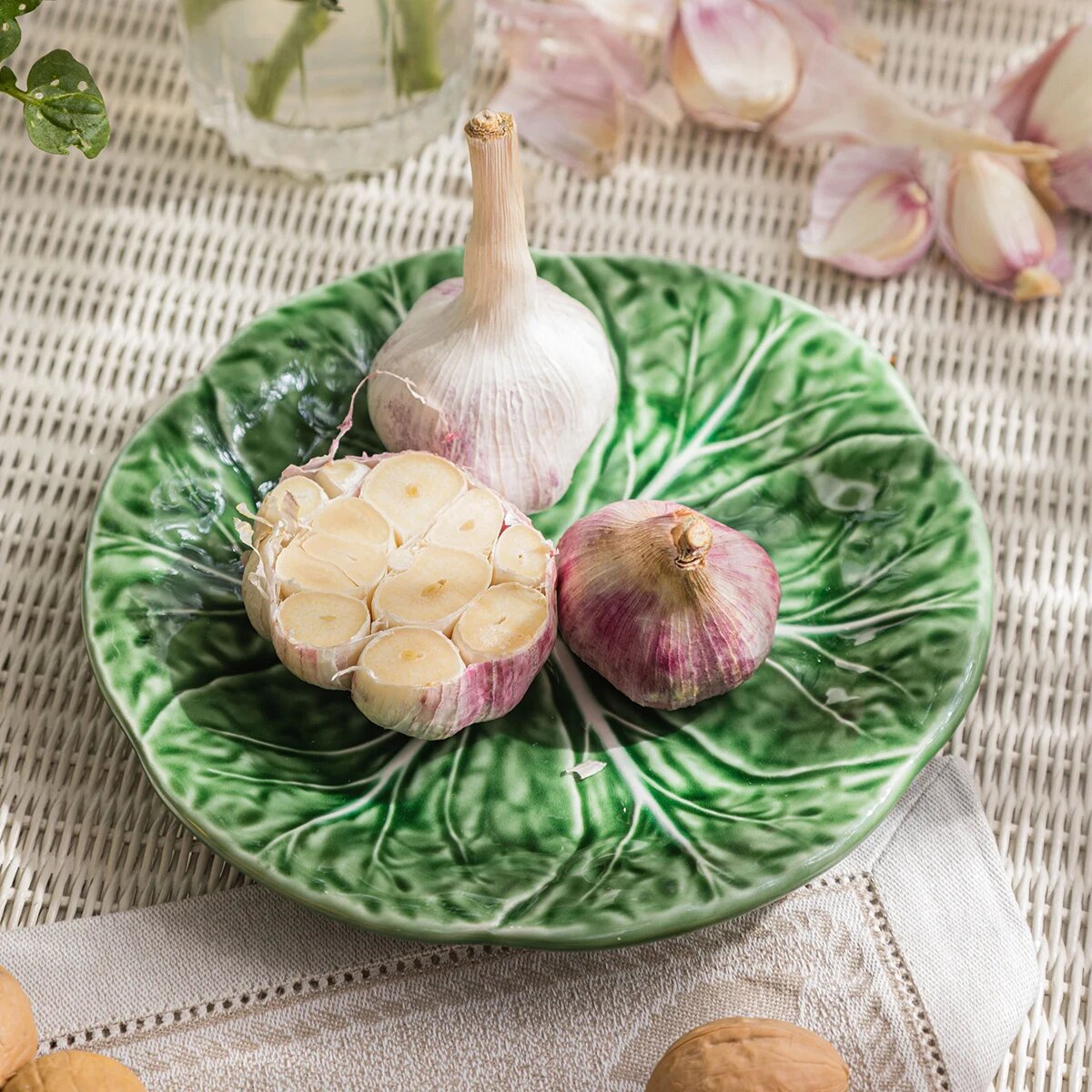 Тарелка десертная Bordallo Pinheiro Cabbage Natural - фото №4