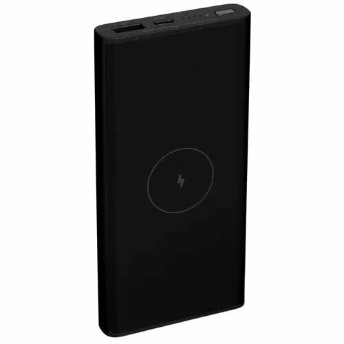 Портативный аккумулятор Xiaomi Mi Wireless Power Bank WPB15PDZM, 10000 mAh, черный