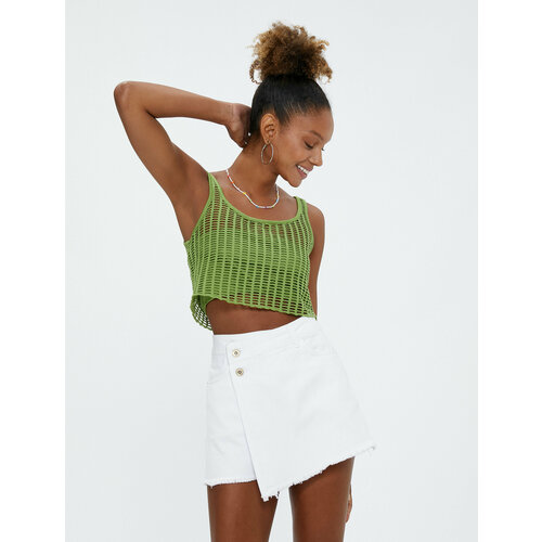 фото Топ koton, размер l, зеленый