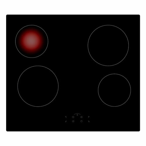 Встраиваемая электрическая панель Norden VTRC 4G BLG чёрный 2099900₽