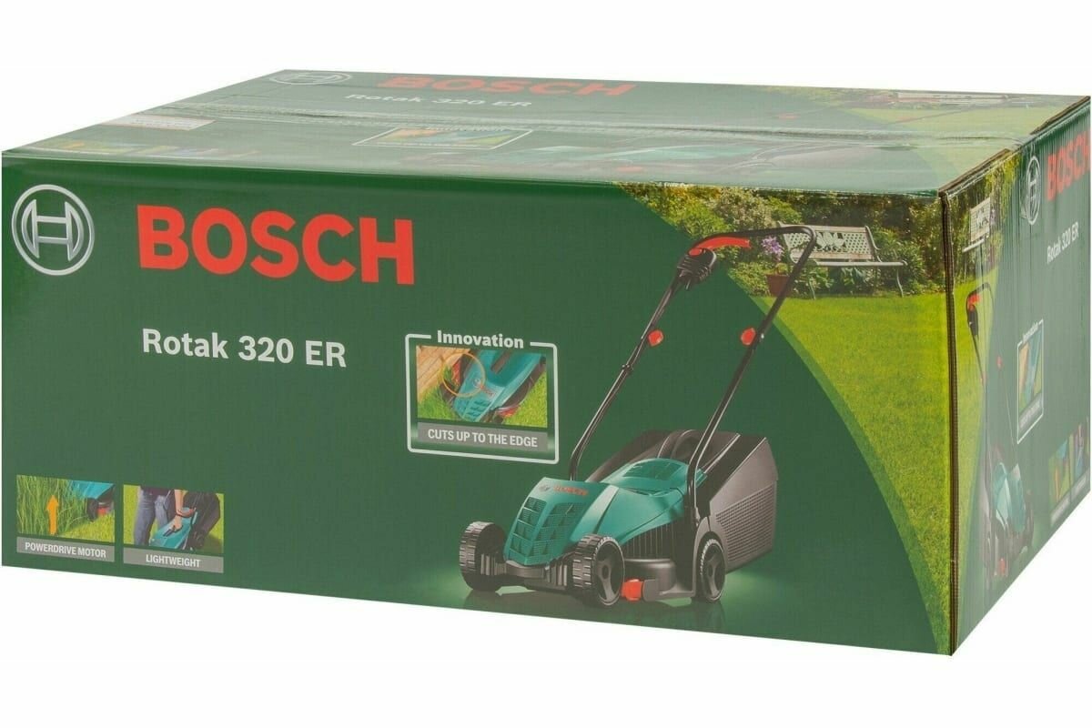 Электрическая газонокосилка Bosch Rotak 320 ER 06008A600A - фотография № 5