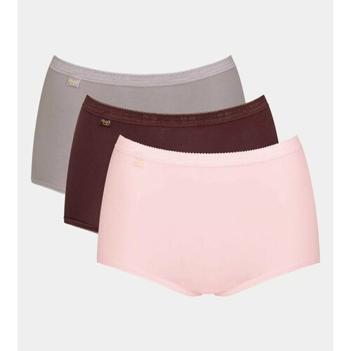 фото Трусы sloggi, размер xxl, серый, пыльная роза, розовый