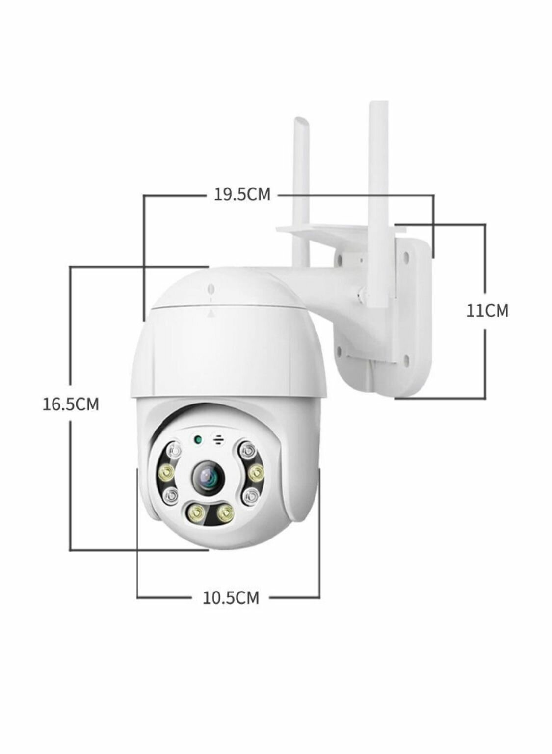 Беспроводная камера наблюдения Wi-fi / Уличная беспроводная камера видеонаблюдения / Поворотная Wi-fi камера наблюдения