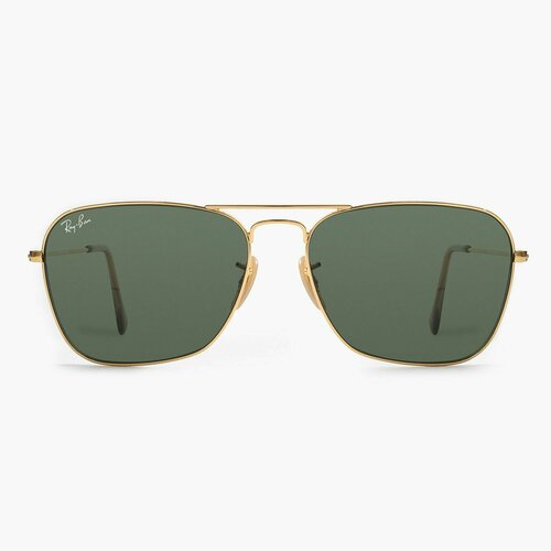 зеркало aviator shiny dark nickeltin blue gu7295 guess золото Солнцезащитные очки Ray-Ban, золотой, зеленый