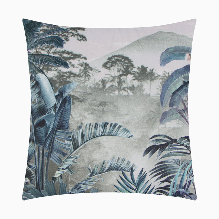 фото Этель Чехол на подушку Этель "Вечерний сад" 45х45см, 100%п/э, велюр