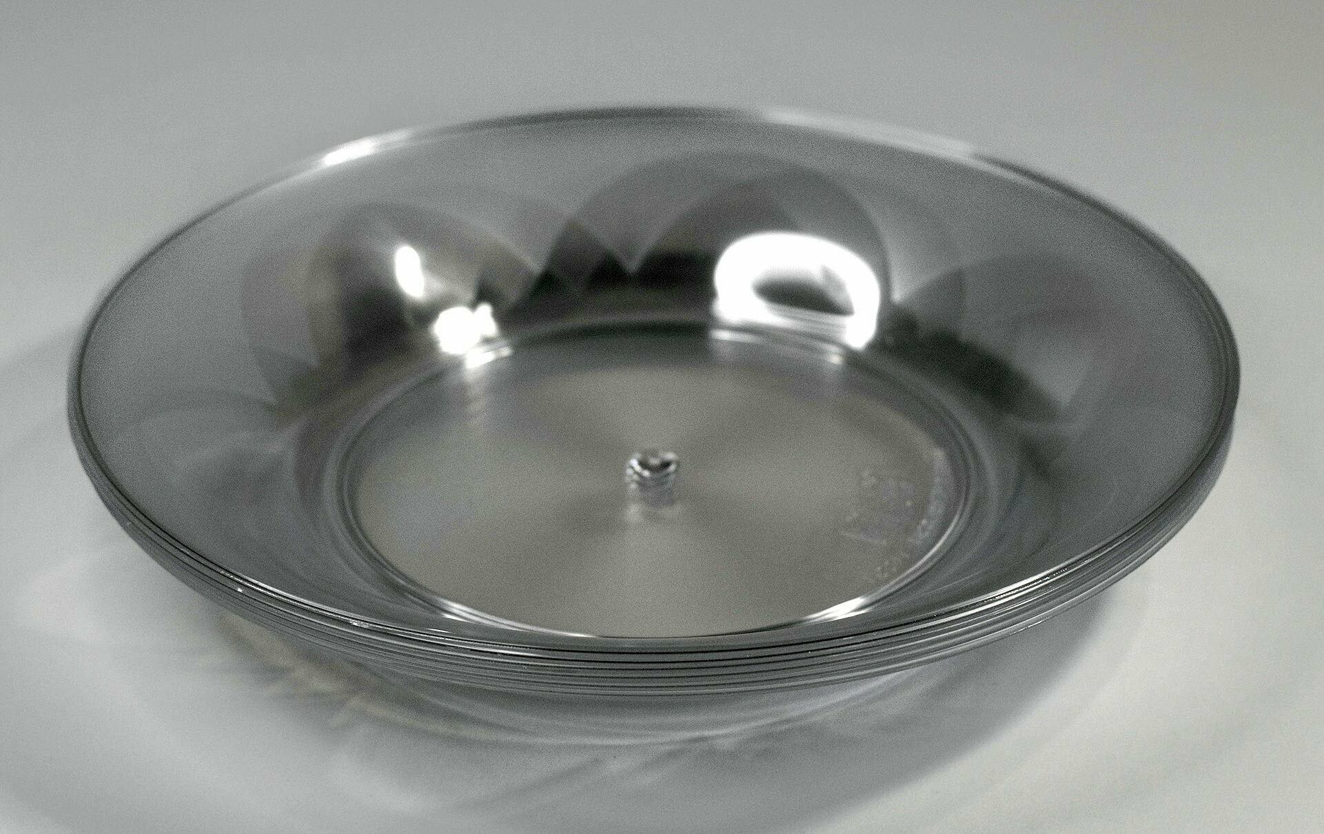 Тарелка Negin прозрачная глубокая 22,5см, 6 шт. - фотография № 1