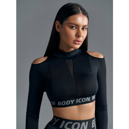 фото Лонгслив body icon, размер xl, черный