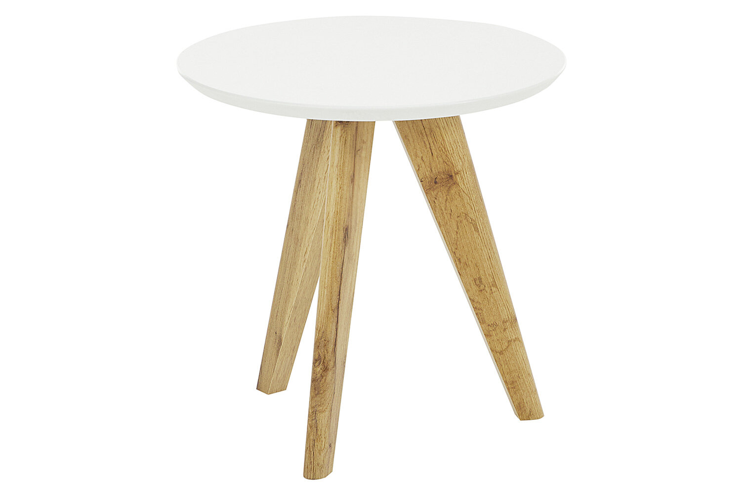 фото Журнальный стол Hoff тип 8, 35х35х35 см, цвет дуб Вотан, белый