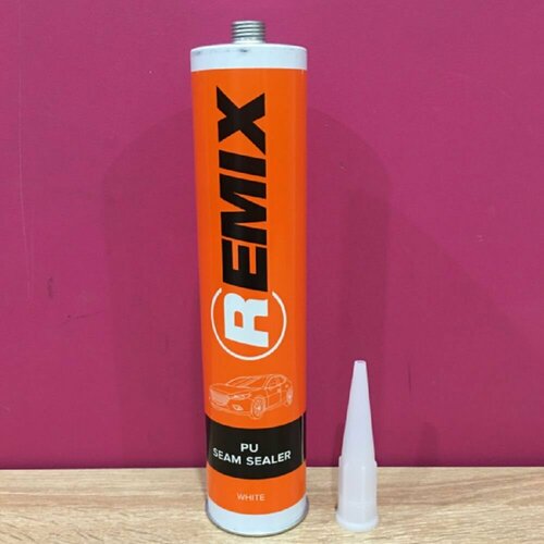 Герметик шовный белый 310 мл туба полиуретановый кузовной клей-герметик REMIX для металла дерева стекла бетона 789₽