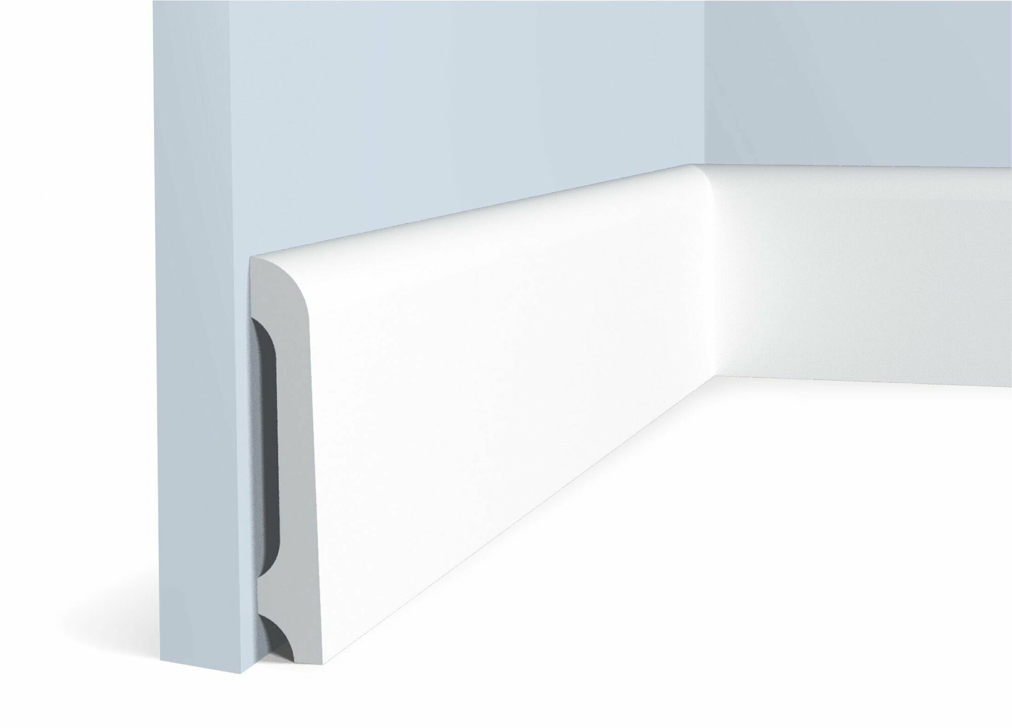 фото Плинтус из дюрополимера HiWood B80B (80*14*2000 мм)