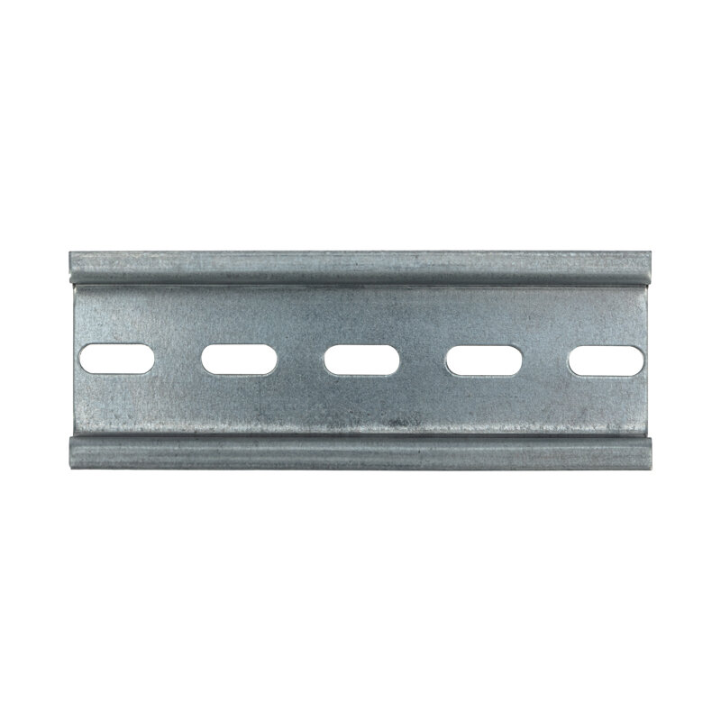 фото DIN-рейка 20см перфорированная оцинкованная Rexant 12-8020