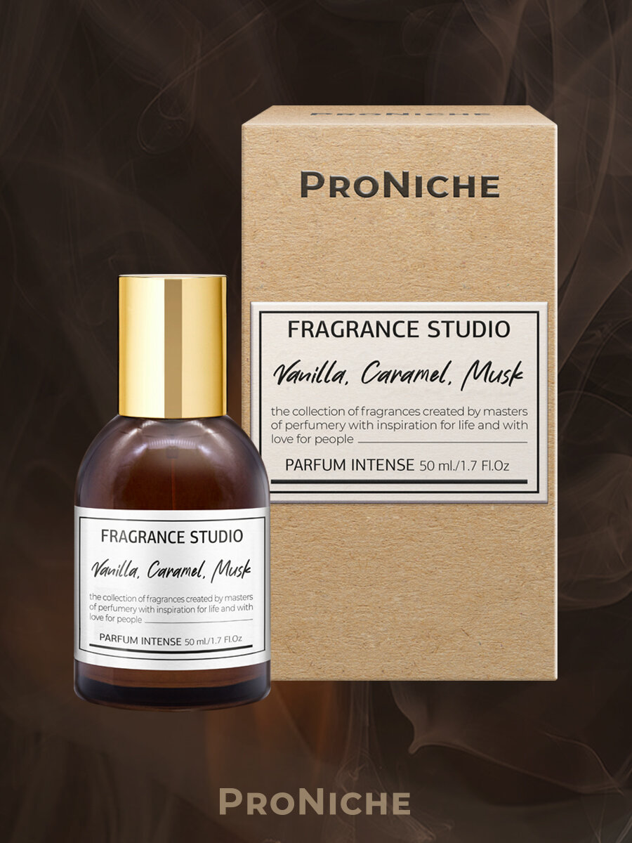 ProNiche Fragrance Studio Vanilla, Caramel, Musk ДГЭ 50 мл духи женские, восточные, ваниль, карамель