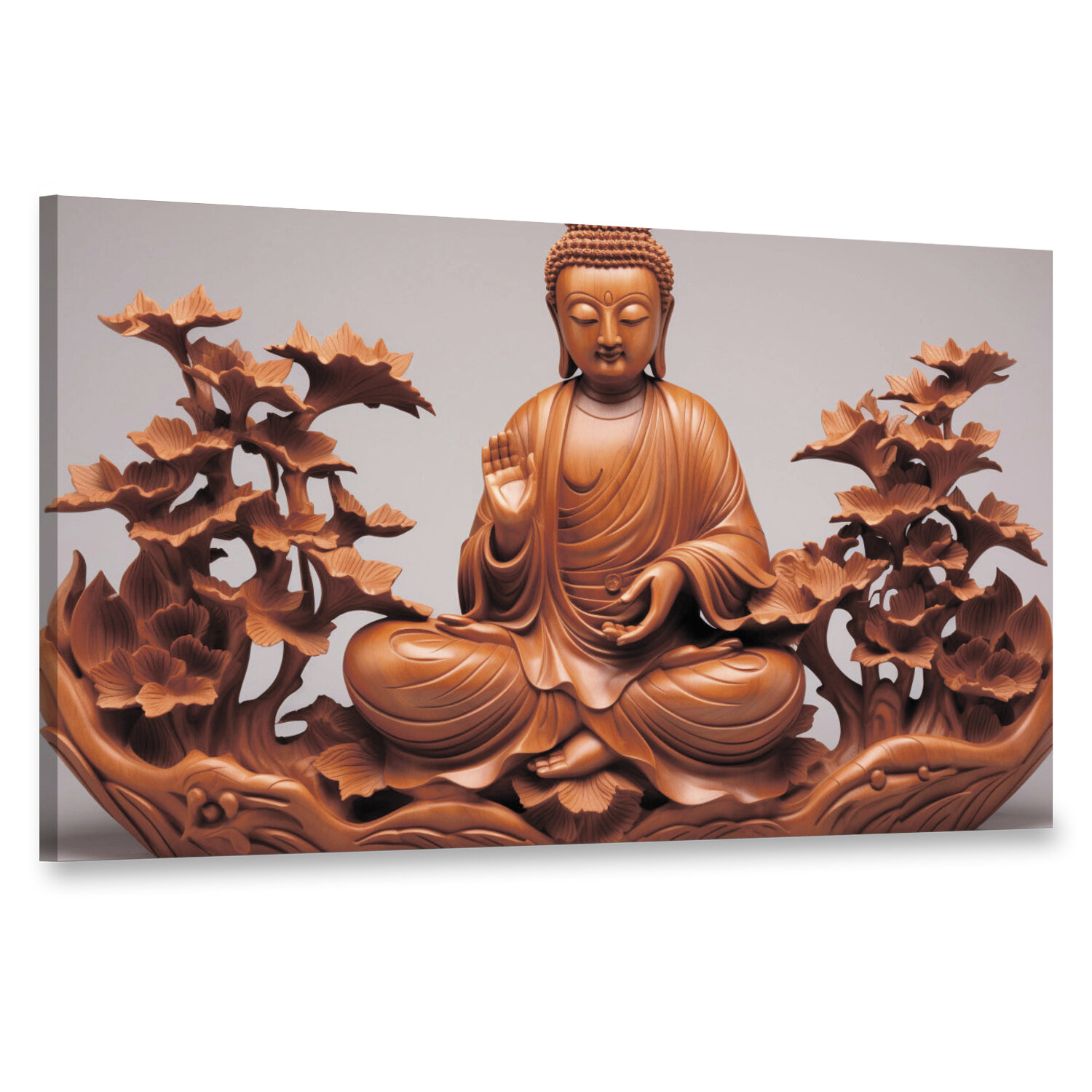 Интерьерная картина 100х60 "Будда скульптура"