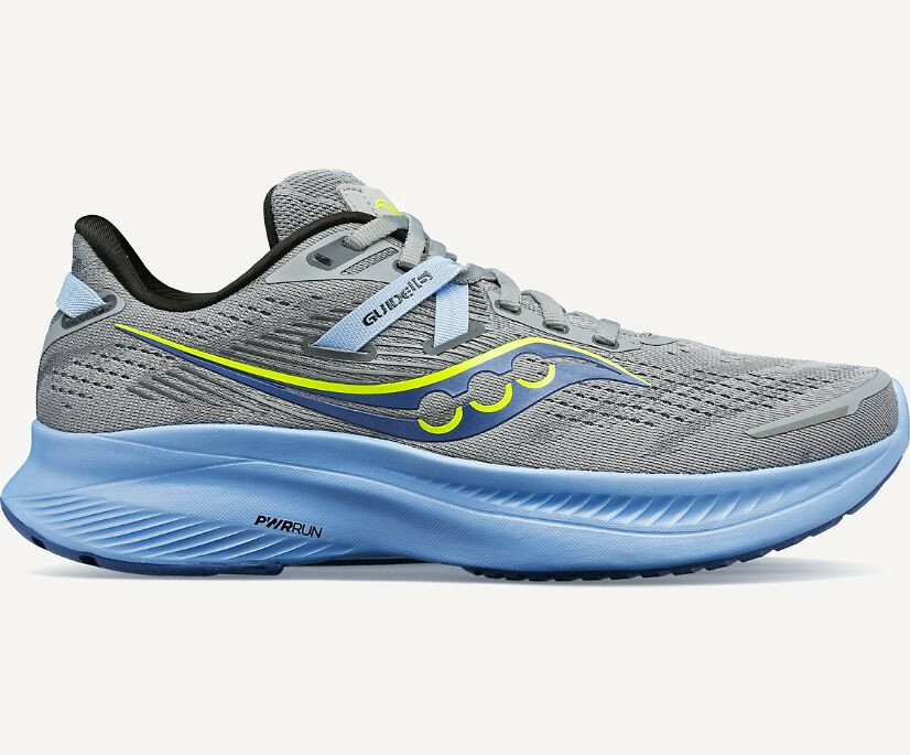 Кроссовки Saucony GUIDE 16 Ws, размер RU 39 UK 6.5 US 8.5 СМ 25, серый
