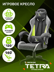 Кресло компьютерное игровое GAMELAB TETRA, Breeze Black-Green