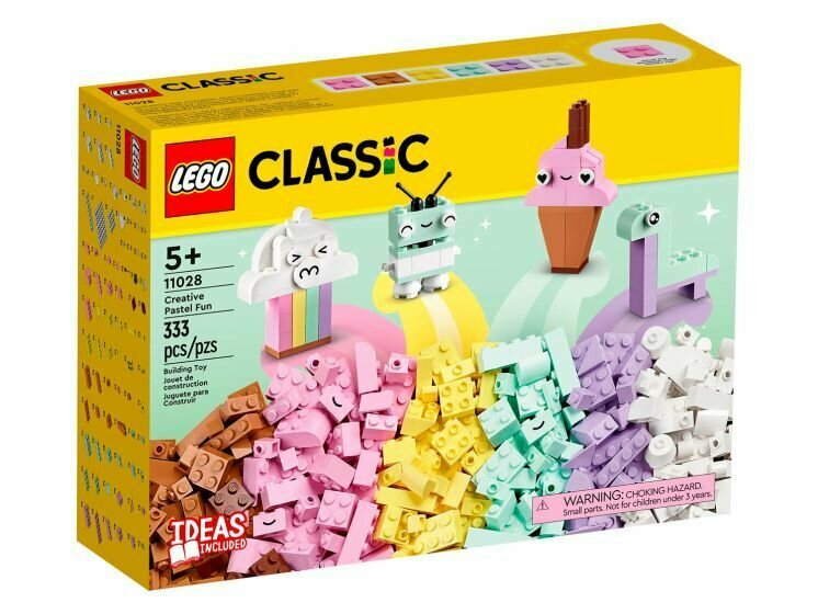 Конструктор Lego Classic Творческое пастельное веселье 11028