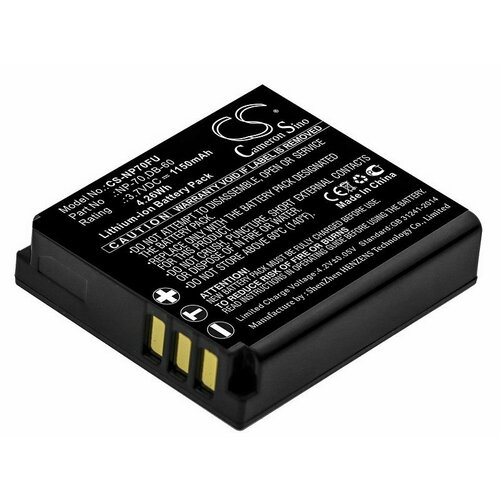 Аккумулятор для BP-DC4, CGA-S005E, D-Li106, NP-70 (1150mAh) аккумулятор для фото и видеокамеры d li7 db 43 np 120