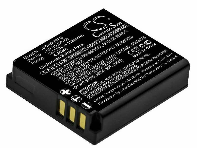 Аккумулятор для BP-DC4, CGA-S005E, D-Li106, NP-70 (1150mAh)