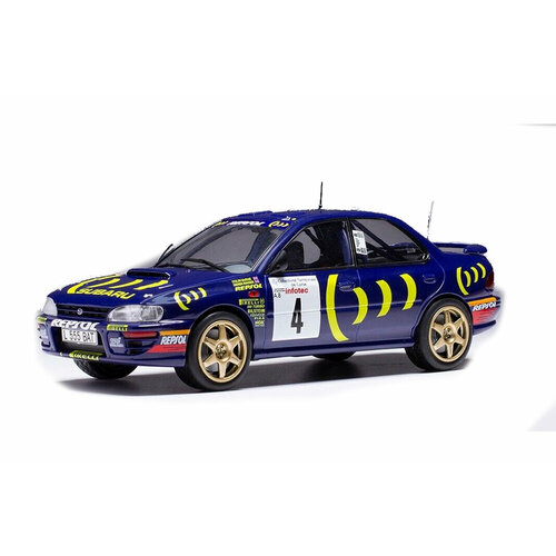 Subaru impreza 555 #4 555 subaru wrt mcrae/ringer 5 место tour de corse чемпион мира 1995 subaru impreza s7 wrc 5 subaru wrt burns reid winner rally new zealand чемпион мира 2001 масштабная модель коллекционная