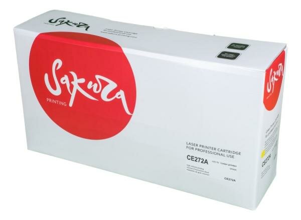 Картридж Sakura CE272A (650A) для HP LJ EntM750xh/LJ EntM750n/LJ EntM750dn/LJ EntCP5525xh/LJ EntCP5525n/LJ EntCP5525dn, желтый, 15000 к.