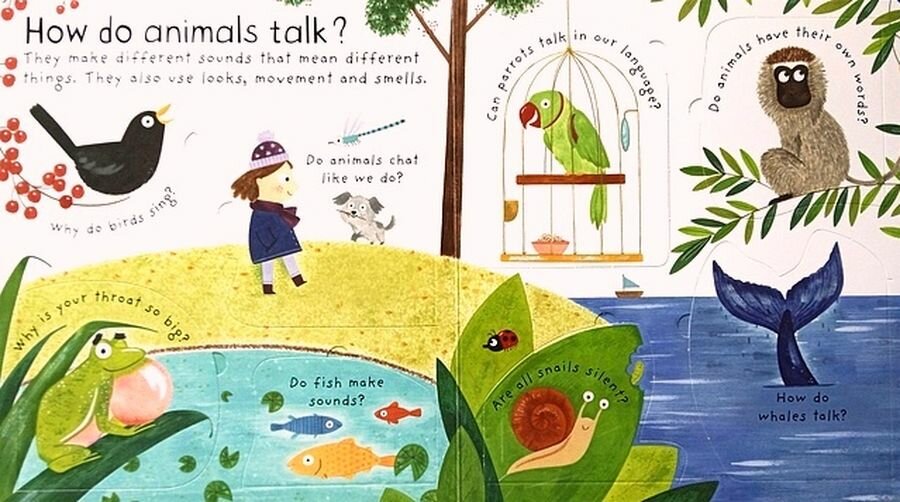 Daynes K. "How Do Animals Talk?" картон - фото №7