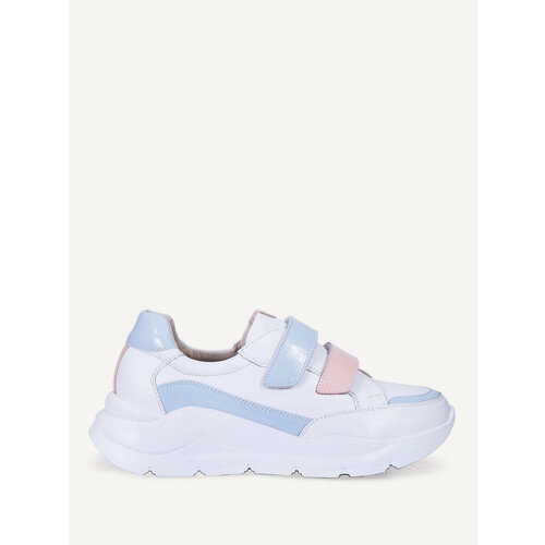 фото Кроссовки touch of melanesi, полнота 7, размер 39, коралловый, белый