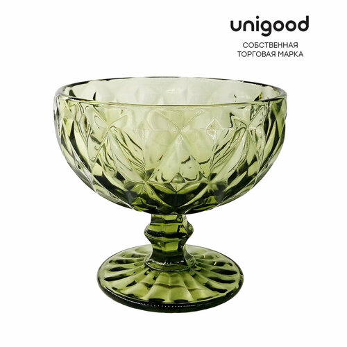 Ваза для сладостей 300 мл Unigood зеленая — купить в интернет-магазине ...