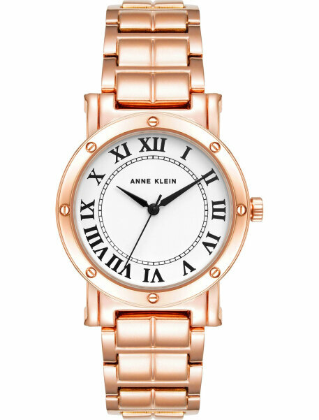 Наручные часы ANNE KLEIN Metals 4014WTRG, розовый, белый