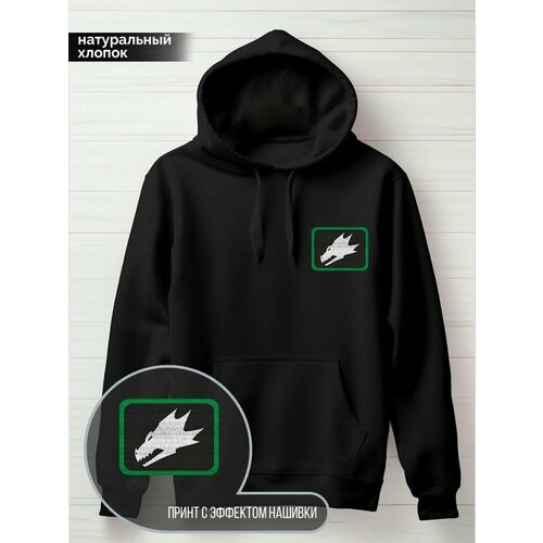 фото Худи hypnotica, размер m, черный