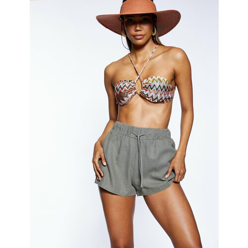 фото Шорты koton, размер 38, хаки