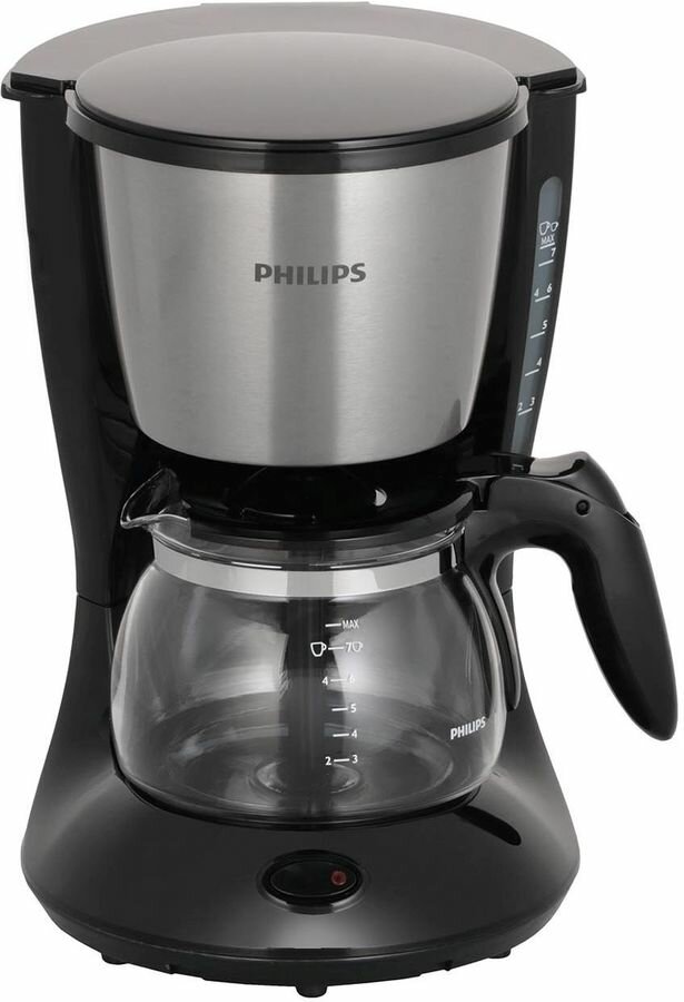 Кофеварка Philips HD7435/20, капельная, серебристый / черный