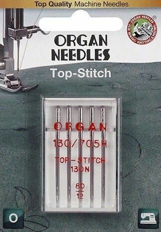 Иглы ORGAN TOP STITCH 5/80 Blister